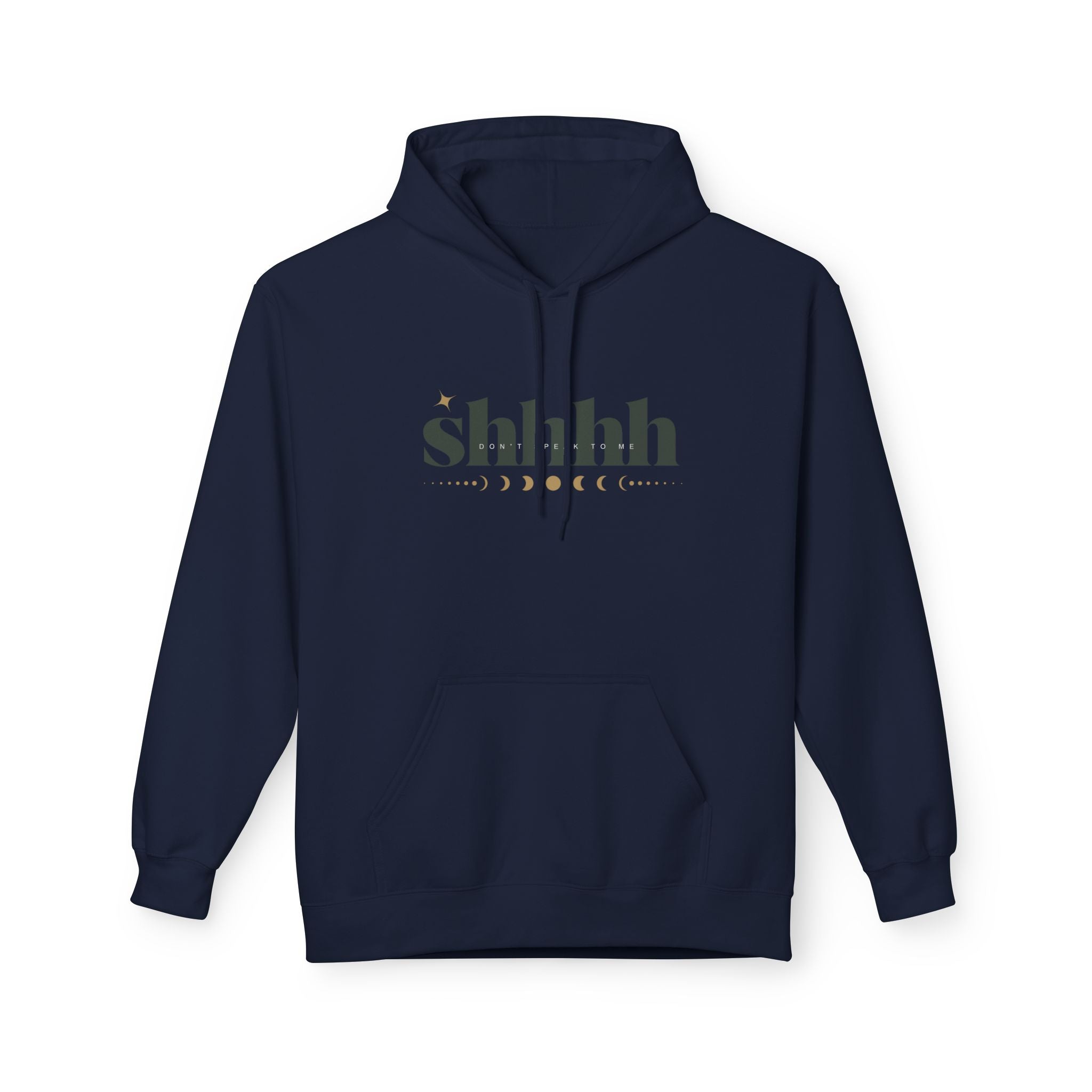 Shhh... Celestial Vibes Midweight Softstyle Fleece Hoodie