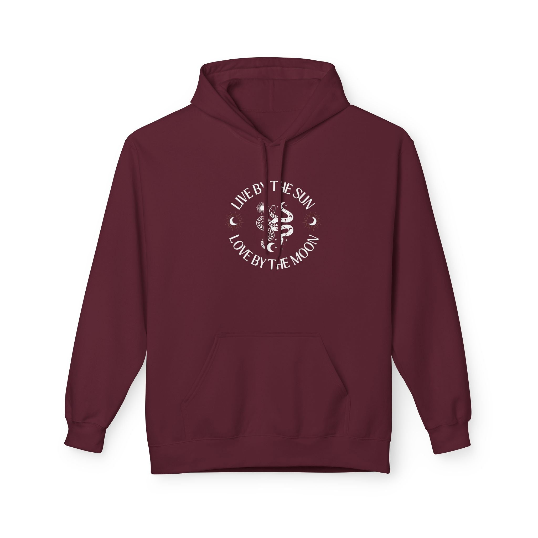 Live by the Sun, Love by the Moon Fleece Hoodie