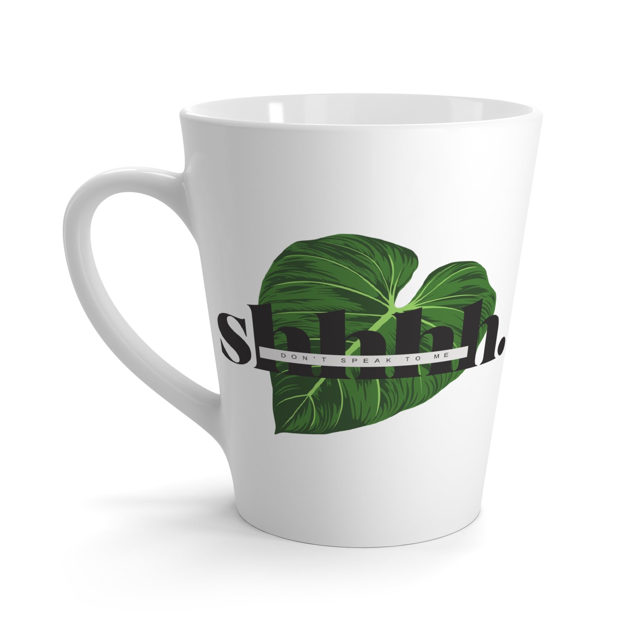 Tropical Shhh Latte Mug - Perfect for Coffee Lovers and Peace Seekers